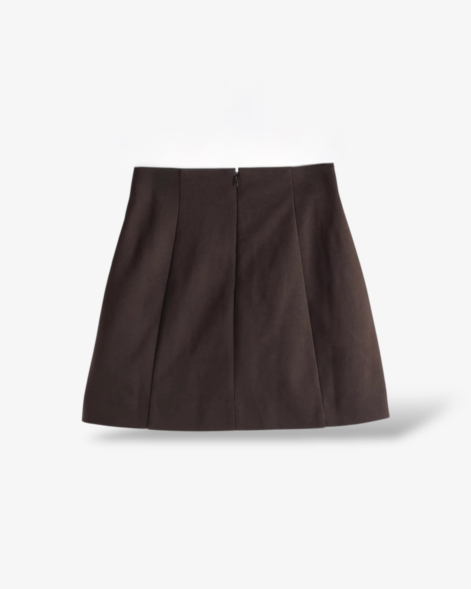 【25AW】Trapeze Silhouette Skirt Pants / トラペーズシルエットスカパン (ブラウン)