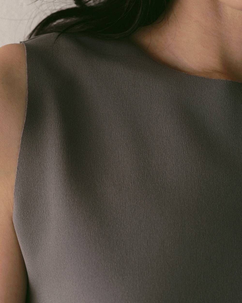 ジョーゼットタンクトップ (グレージュ) Sleeveless Georgette Tanktop (Graige) / 27SS