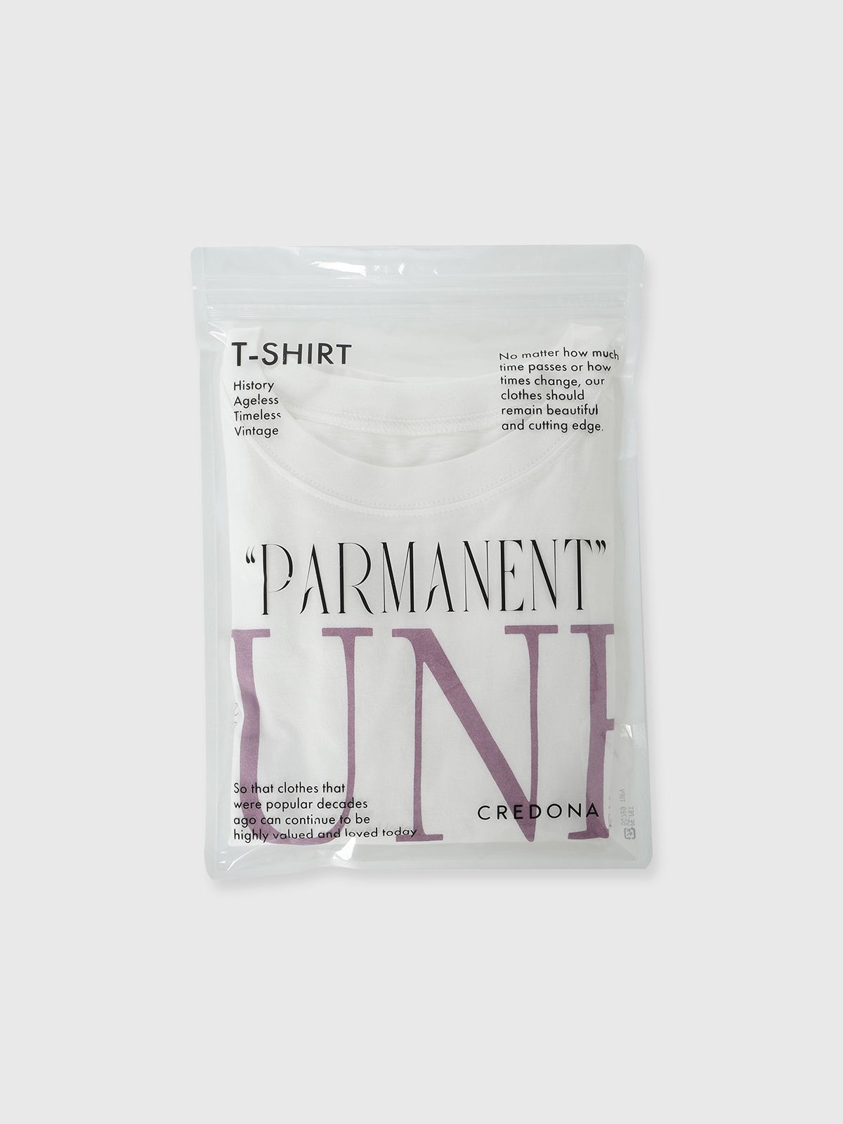 CREDONA - 【25SS】PARMANENT TEE / パーマネント Tシャツ