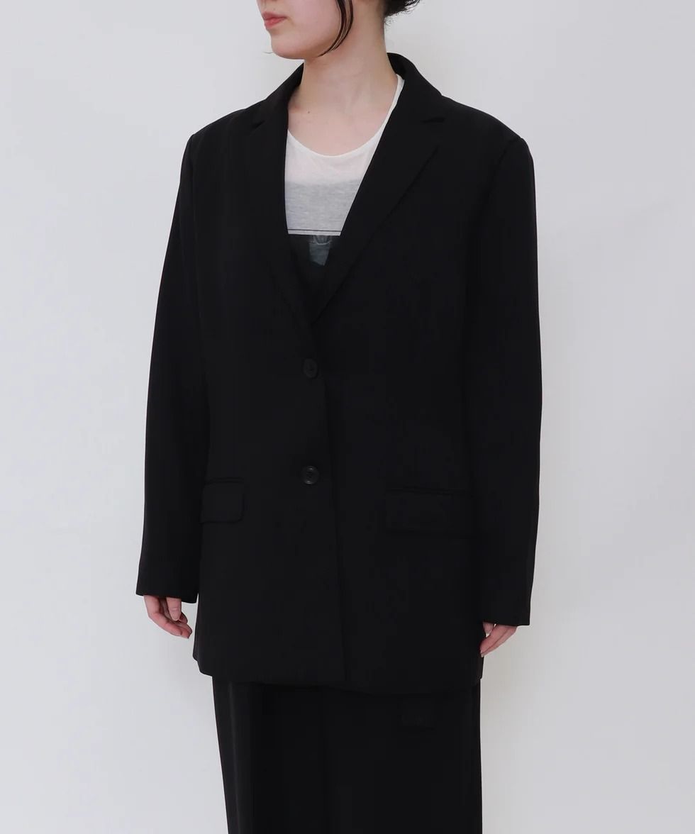 2WAY肩掛けテーラードジャケット (ブラック) Tailored Jacket (Black) / 26AW