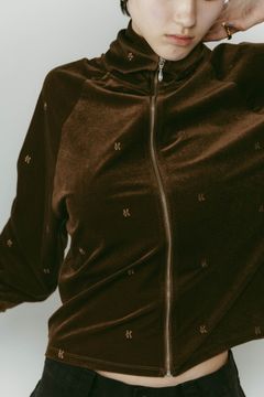 velours track jacket / ベロアトラックジャケット (ブラウン) / 25AW