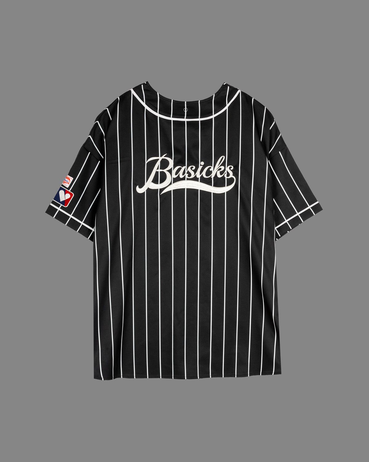 【25AW】Back/Front Baseball Shirt / バックフロント ベースボールシャツ (ブラック)