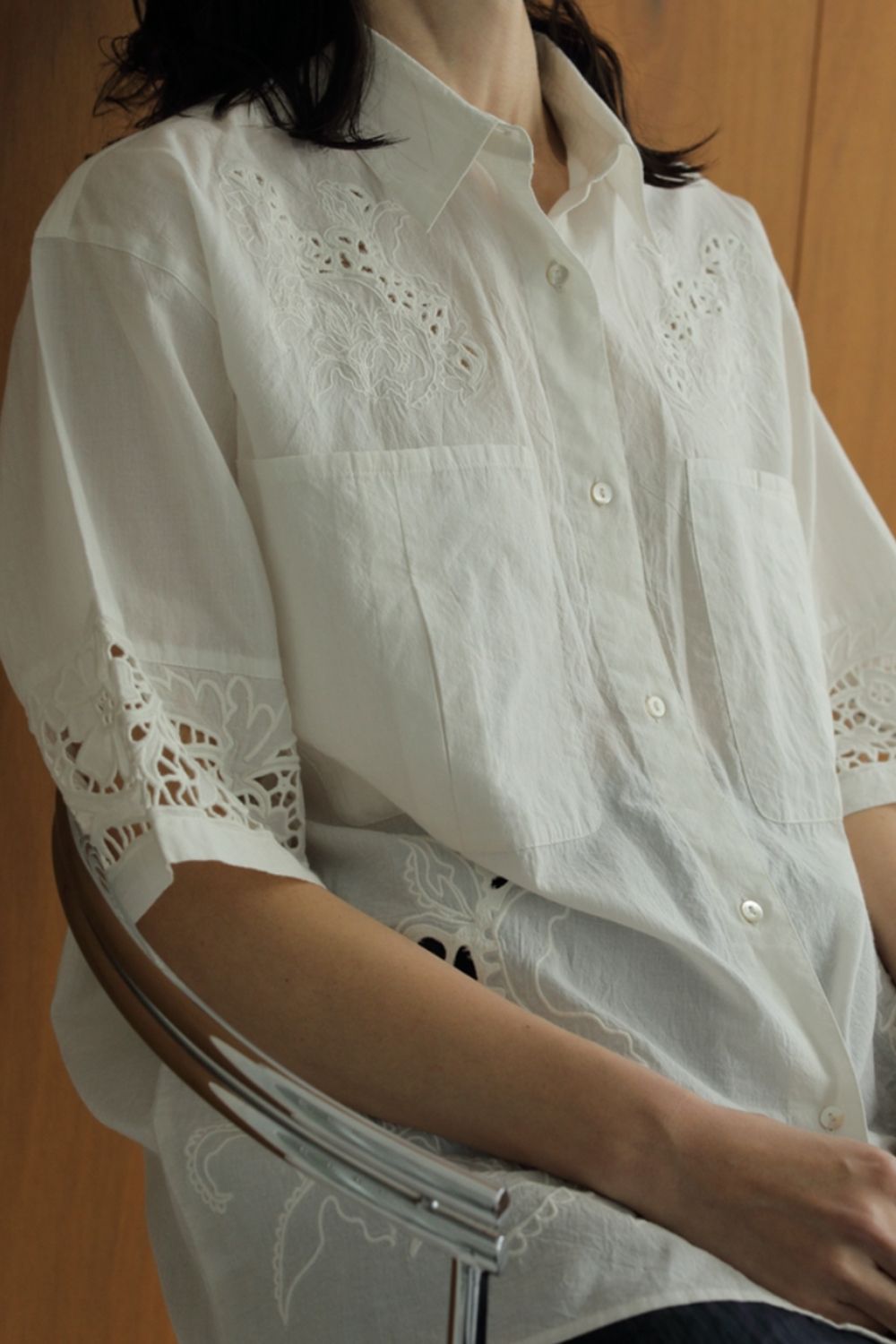 ànuke - Cutwork Lace Shirts / カットワーク レースシャツ