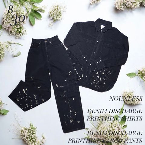 NOUNLESS DENIM SET UP 🖤