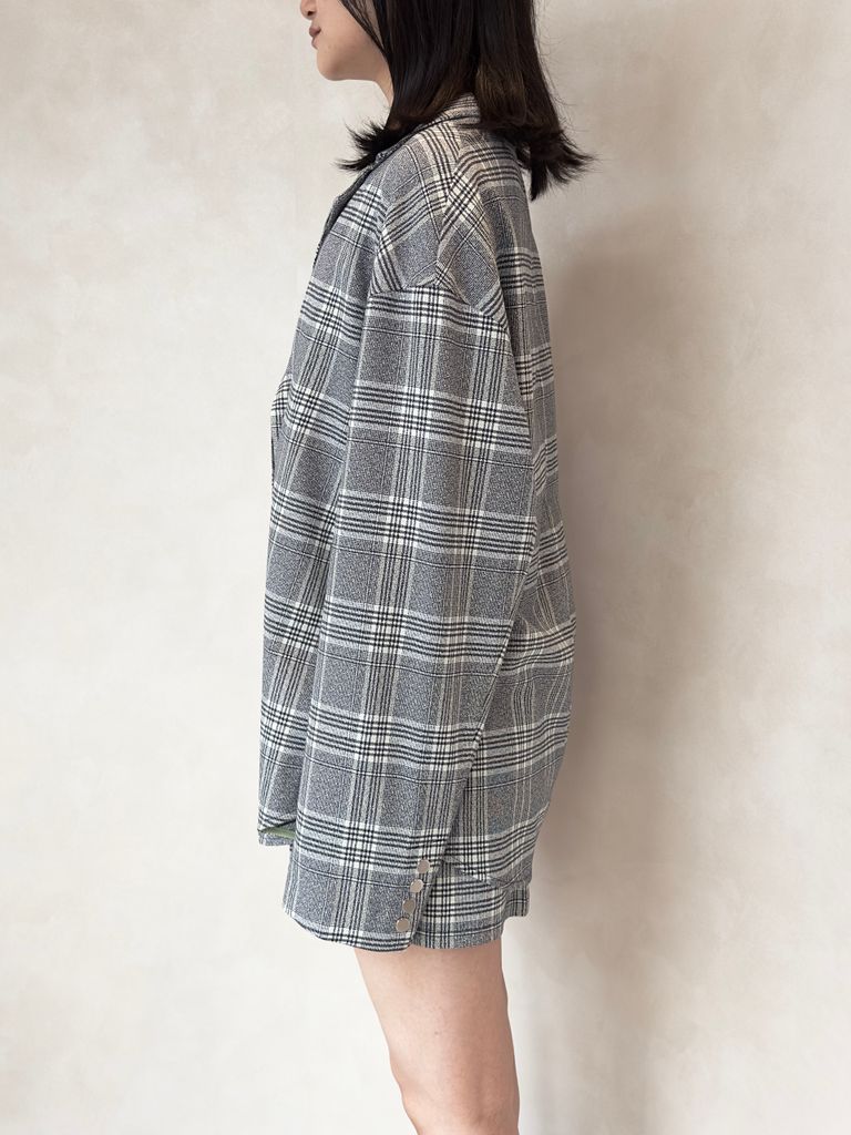 163cm 47kg 骨格ウェーブ 着用サイズ:1