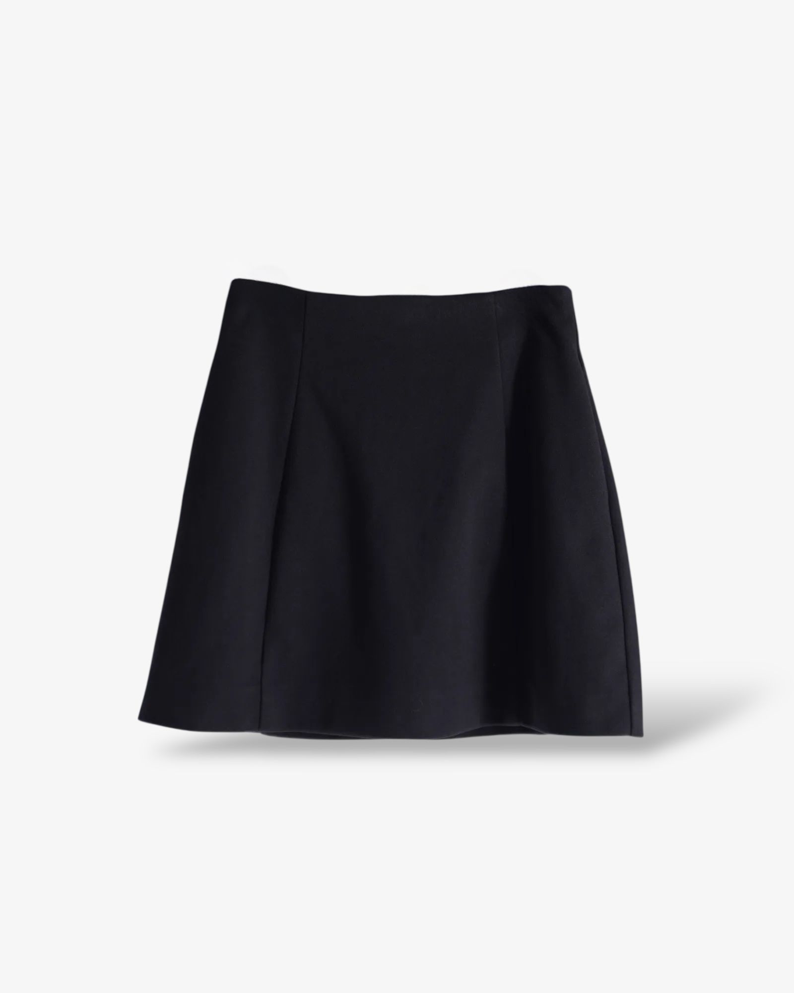 【25AW】Trapeze Silhouette Skirt Pants / トラペーズシルエットスカパン (ブラック)