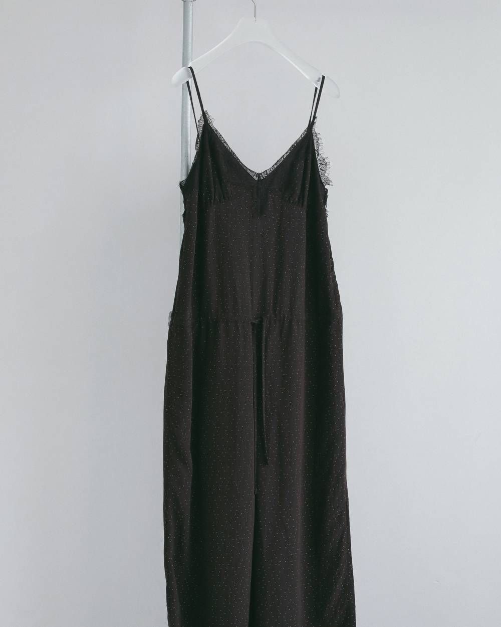 ドットジャガード コンビネーション (ブラウン) Dot Jacquard Combinaison (Brown) / 27SS