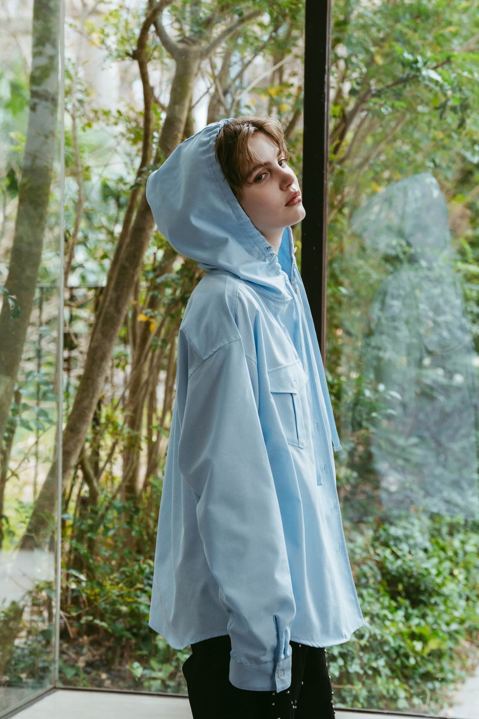 UVプロテクション フーディ (ブルー) UV protection hoodie(unisex) (Blue) /  26SS