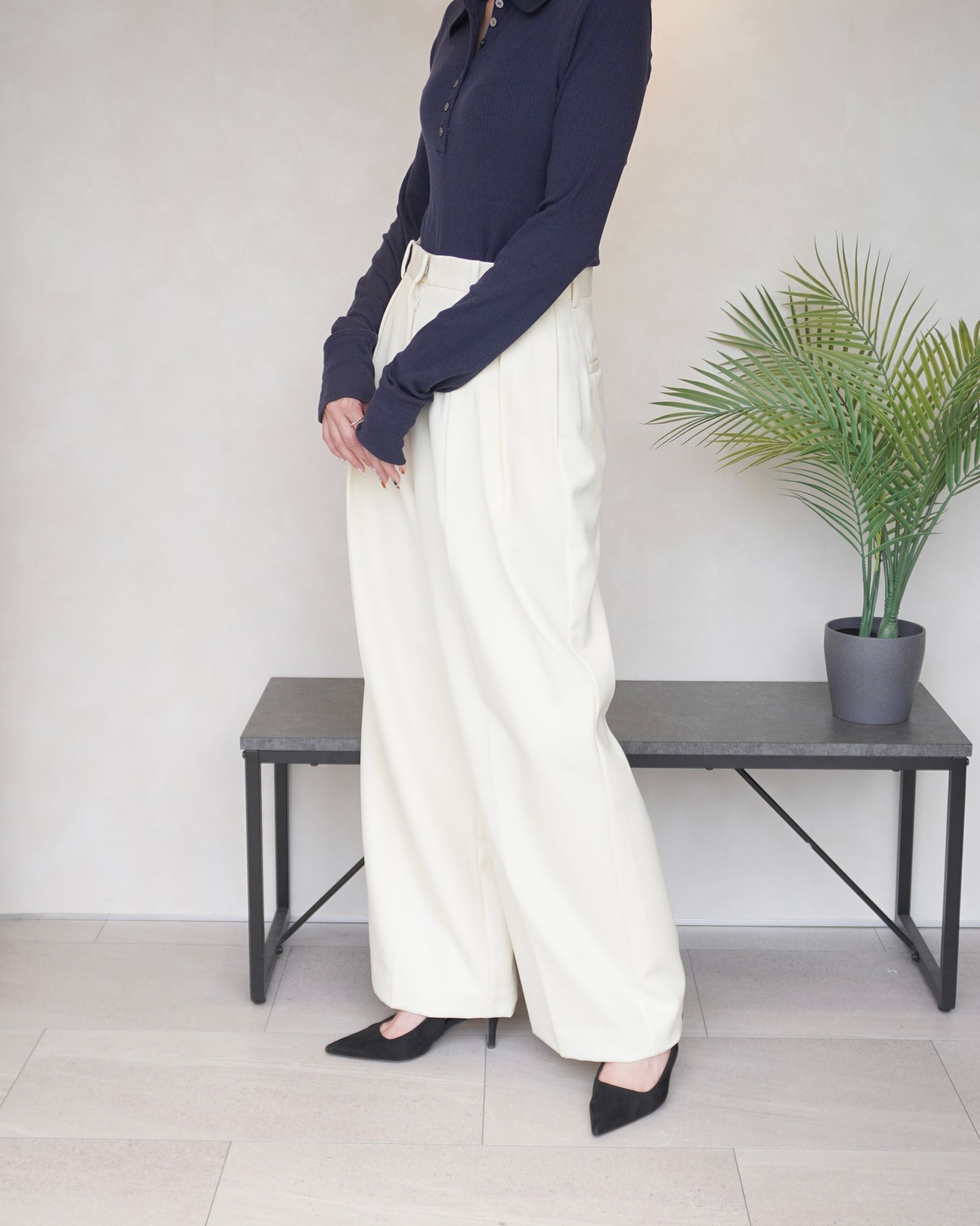 【25AW】【THE C】ICHIGUN PANTS / イチグンパンツ (アイボリー)