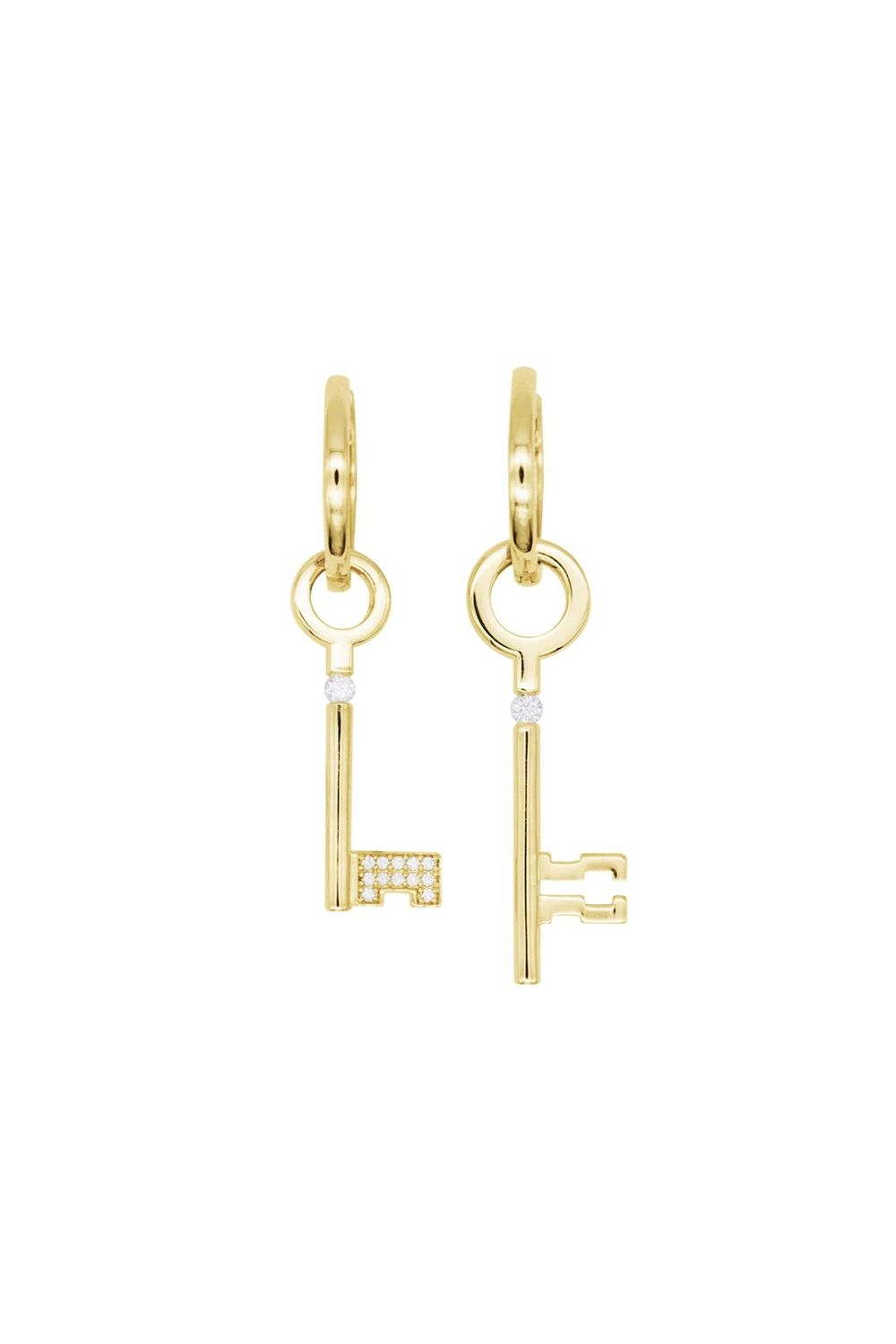 KEY PIERCE / キー ピアス  STERLING SILVER 925 (ゴールドベルメイユ)
