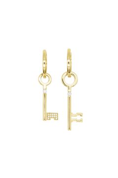 KEY PIERCE / キー ピアス  STERLING SILVER 925 (ゴールドベルメイユ)