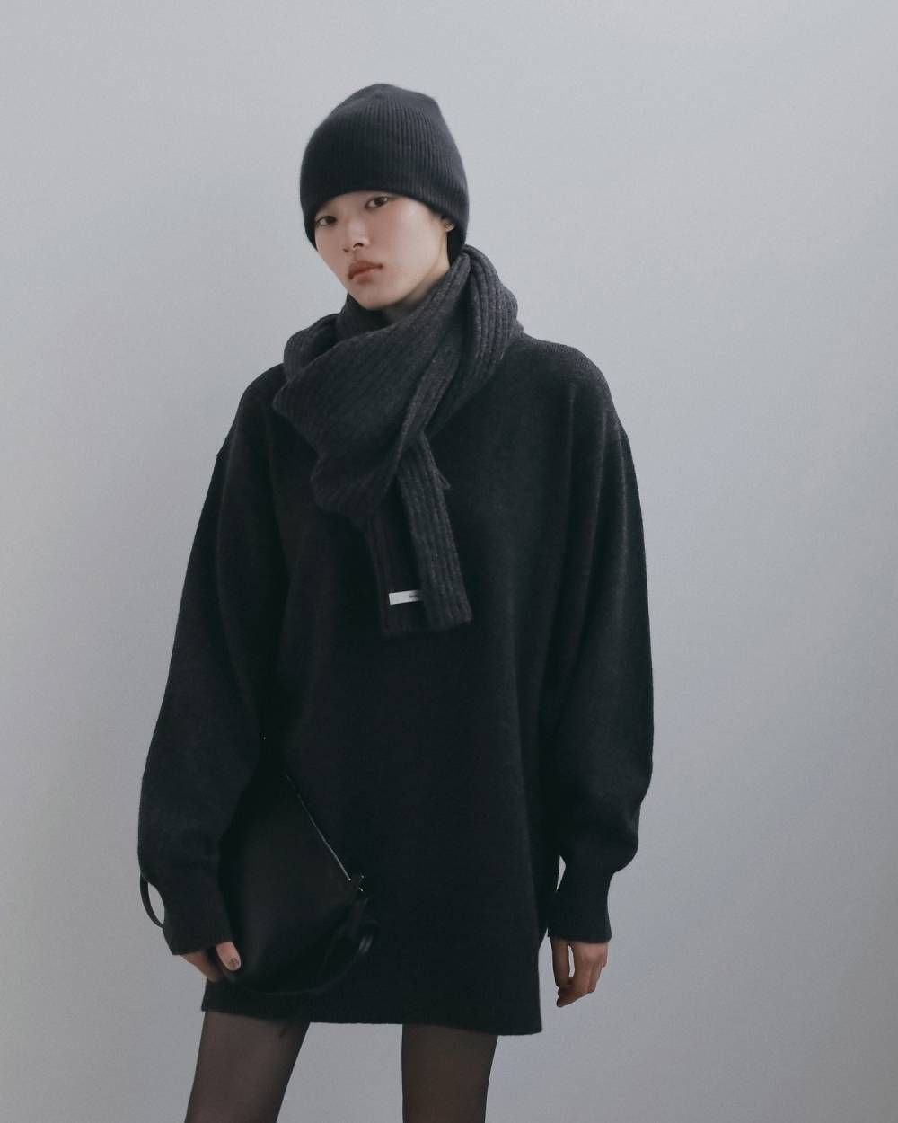 ラクーンニット ビーニー (チャコールグレー) Raccoon Knit Beanie (Charcoal gray) / 26AW 【6月29日まで期間限定予約】