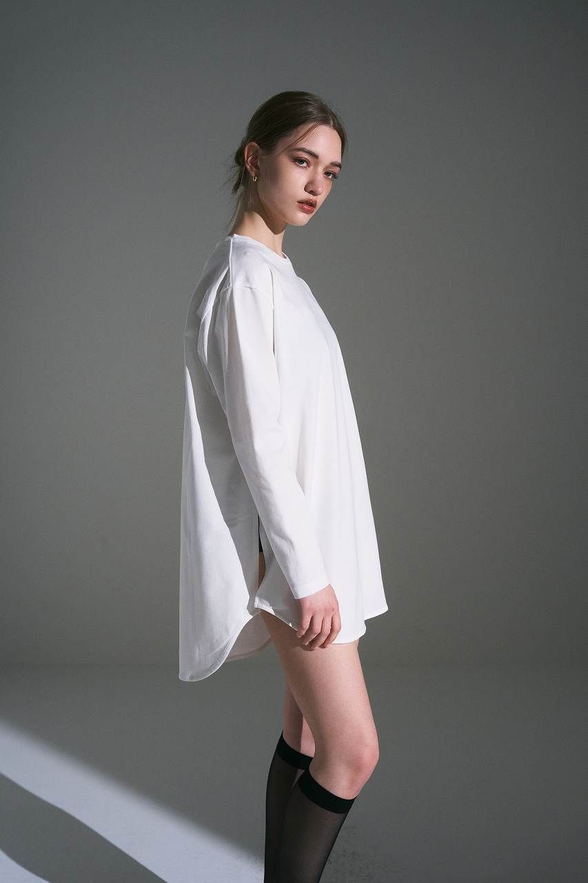 サラドラロンT (ホワイト) Dry Long-sleeve T-shirt (White) / 26AW