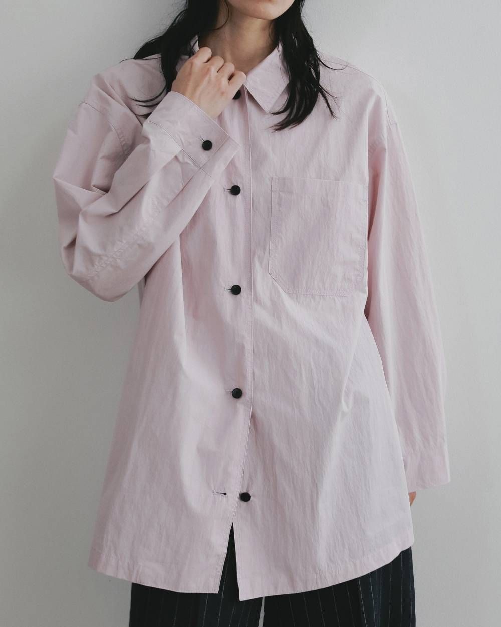 Over Pocket Shirts / オーバーポケットシャツ (Pink) / 26SS