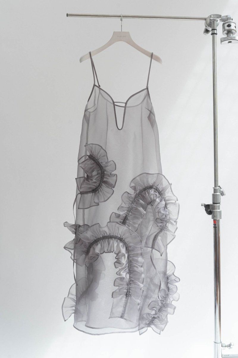 レイヤードチュールワンピース【KnuthMarf】 Knuth Marf - layered tulle one piece / レイヤード チュール
