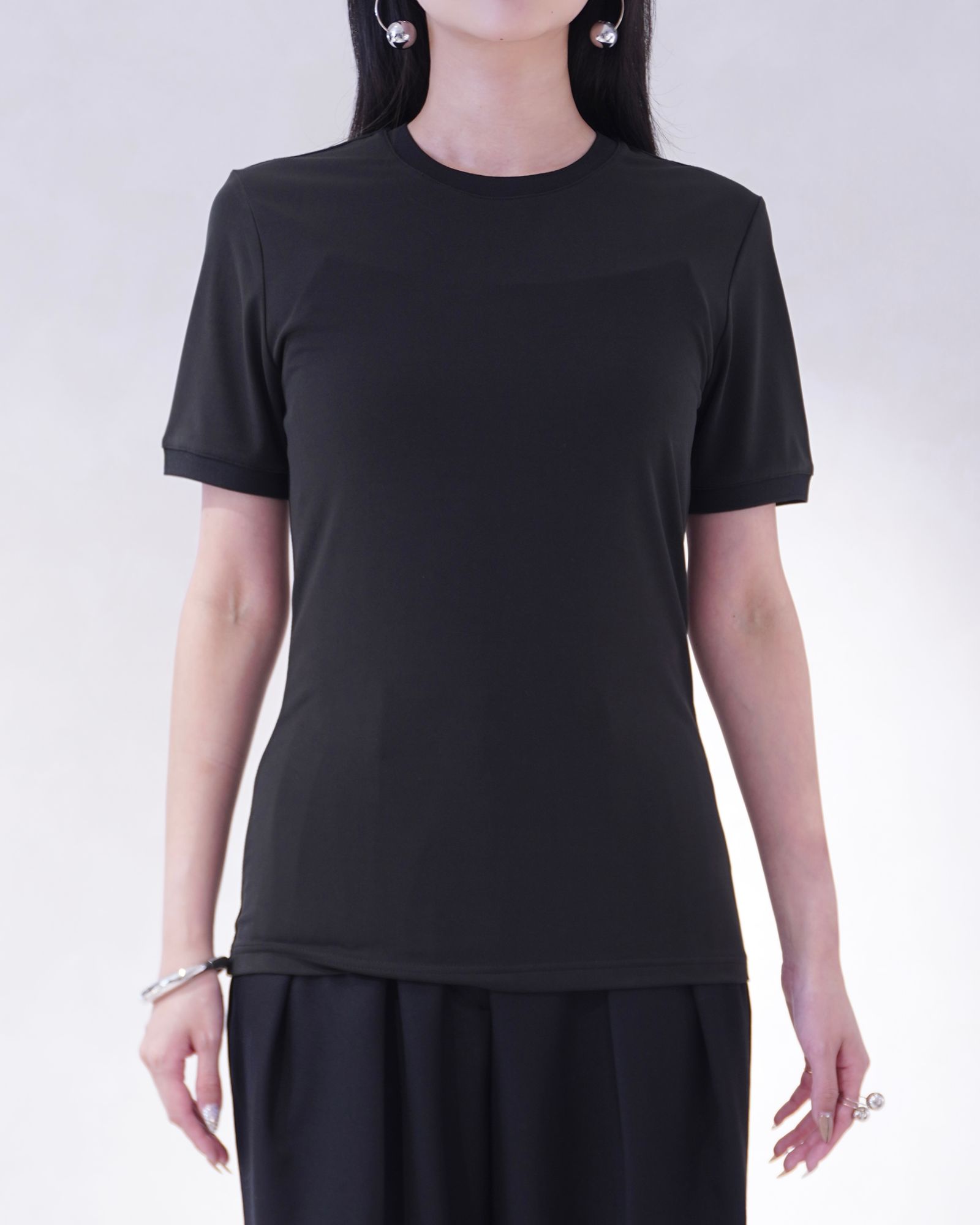 コンパクトリンガー Tシャツ (ブラック) Compact Ringer T-Shirts (Black) /  26SS
