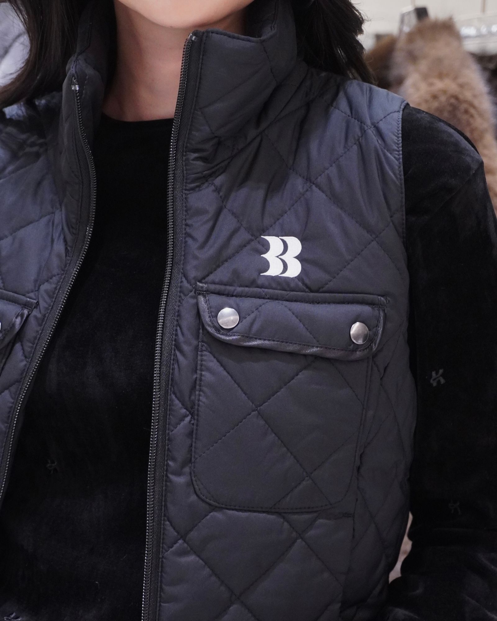 【BF割引対象12/2まで】【25AW】Puffer Vest / パファーベスト (ブラック)