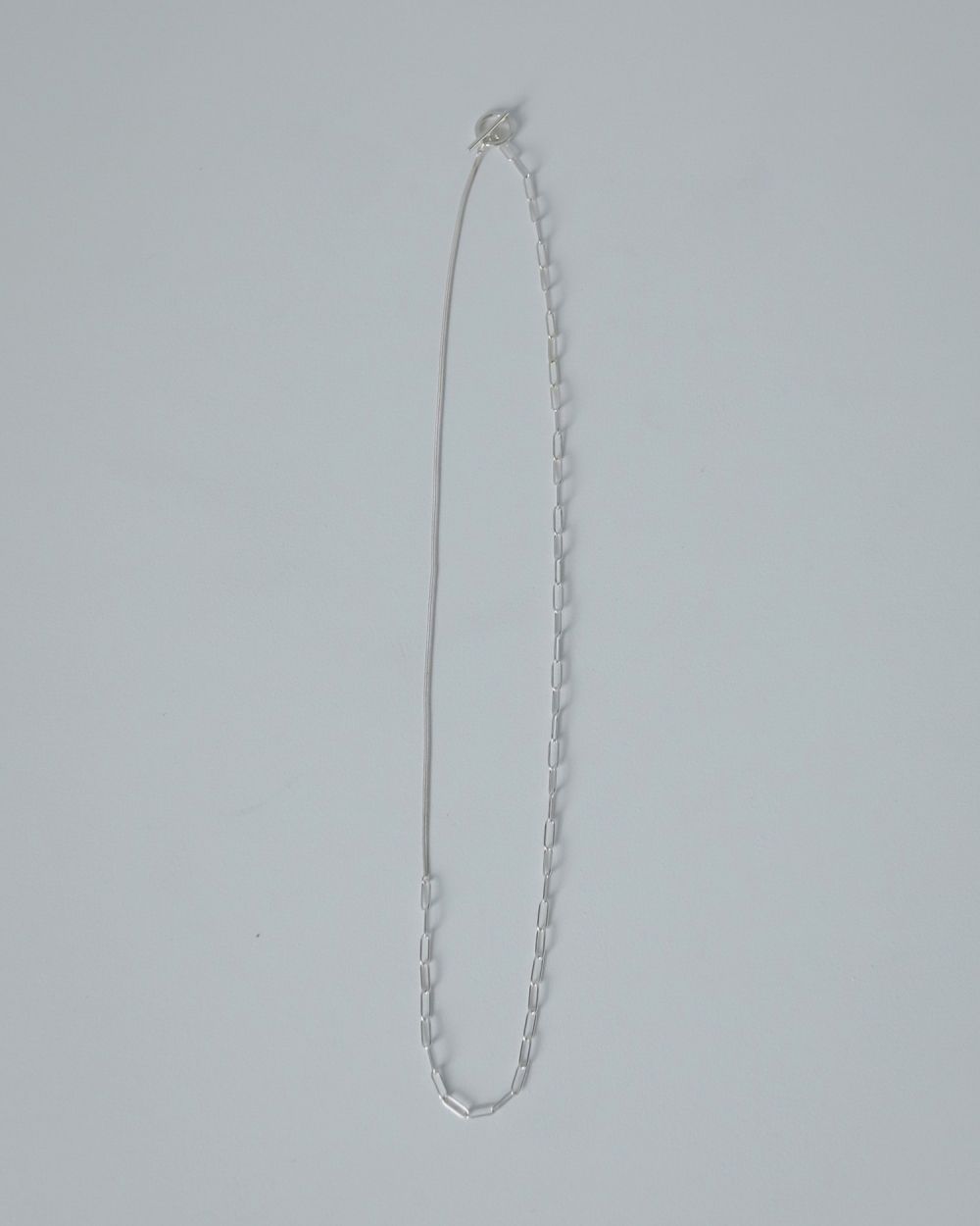 Mixchain Long Necklace / ミックスチェーン ロングネックレス (シルバー)