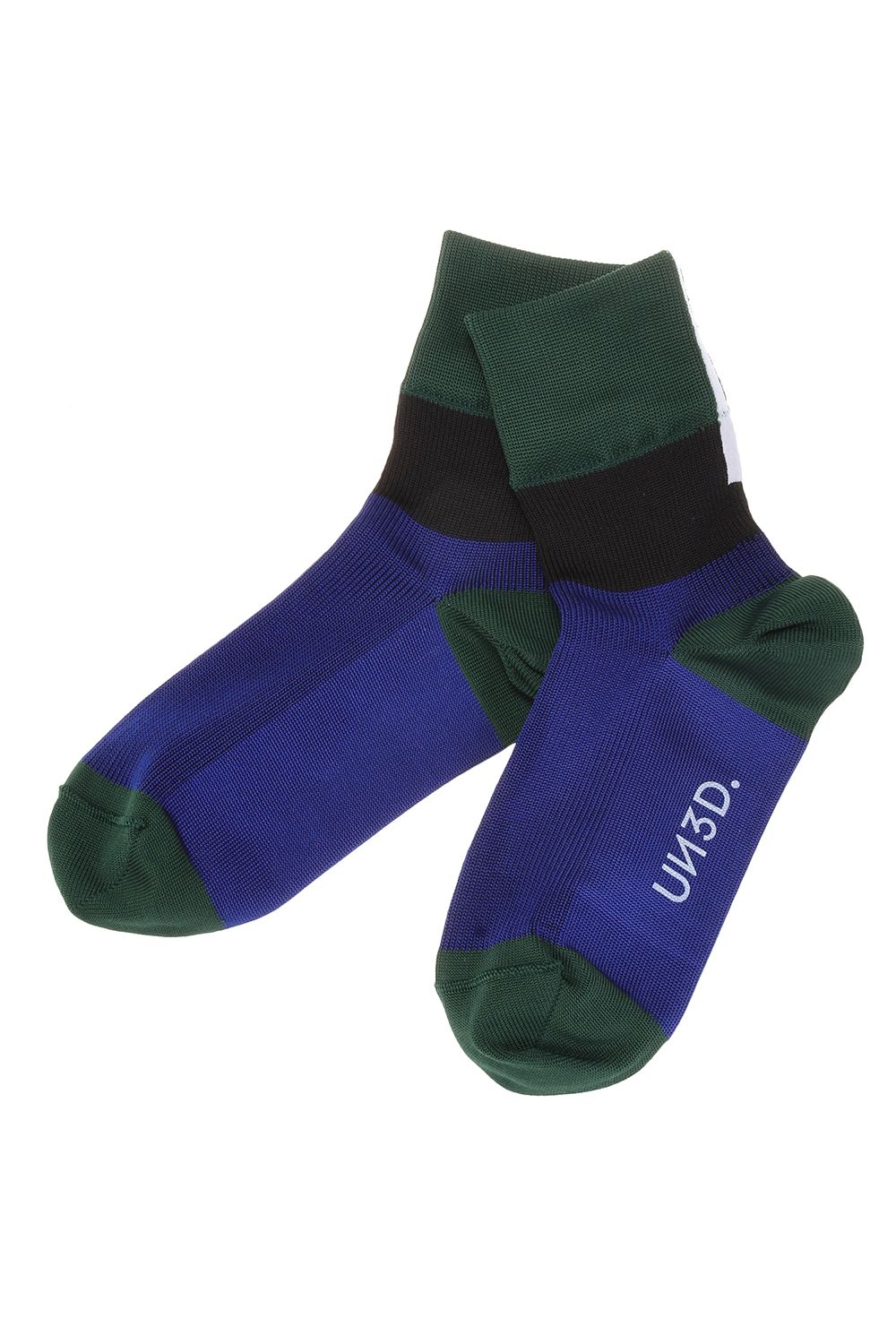 UN3D. - BACK LINE COLOR BLOCK SOCKS / バックラインカラーブロック