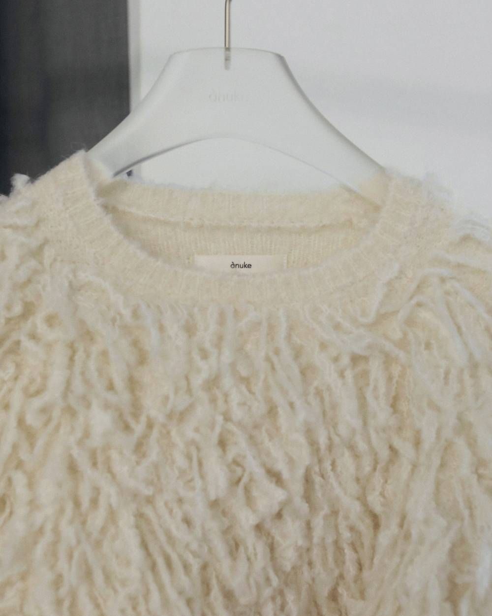 ループニットトップス (アイボリー) Loop Knit Tops (Ivory) / 26AW 【6月29日まで期間限定予約】