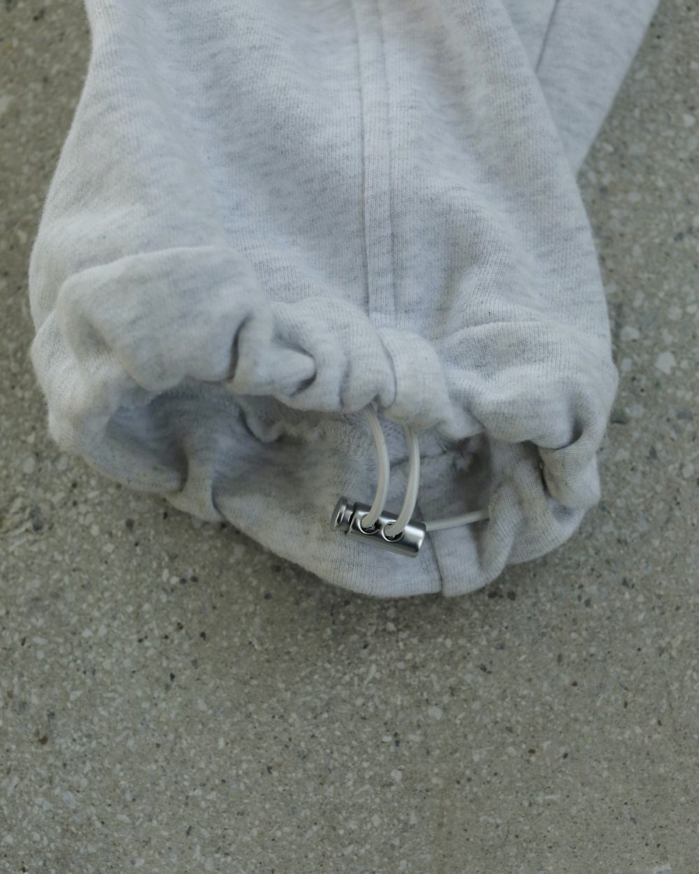 Drawstring Sweat Pants / ドロスト スウェットパンツ (グレー)