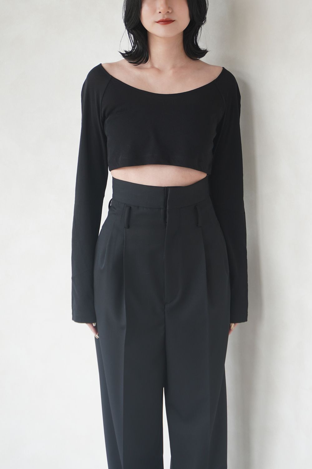 SHEF SHORT PULLOVER / ショートプルオーバー (ブラック)