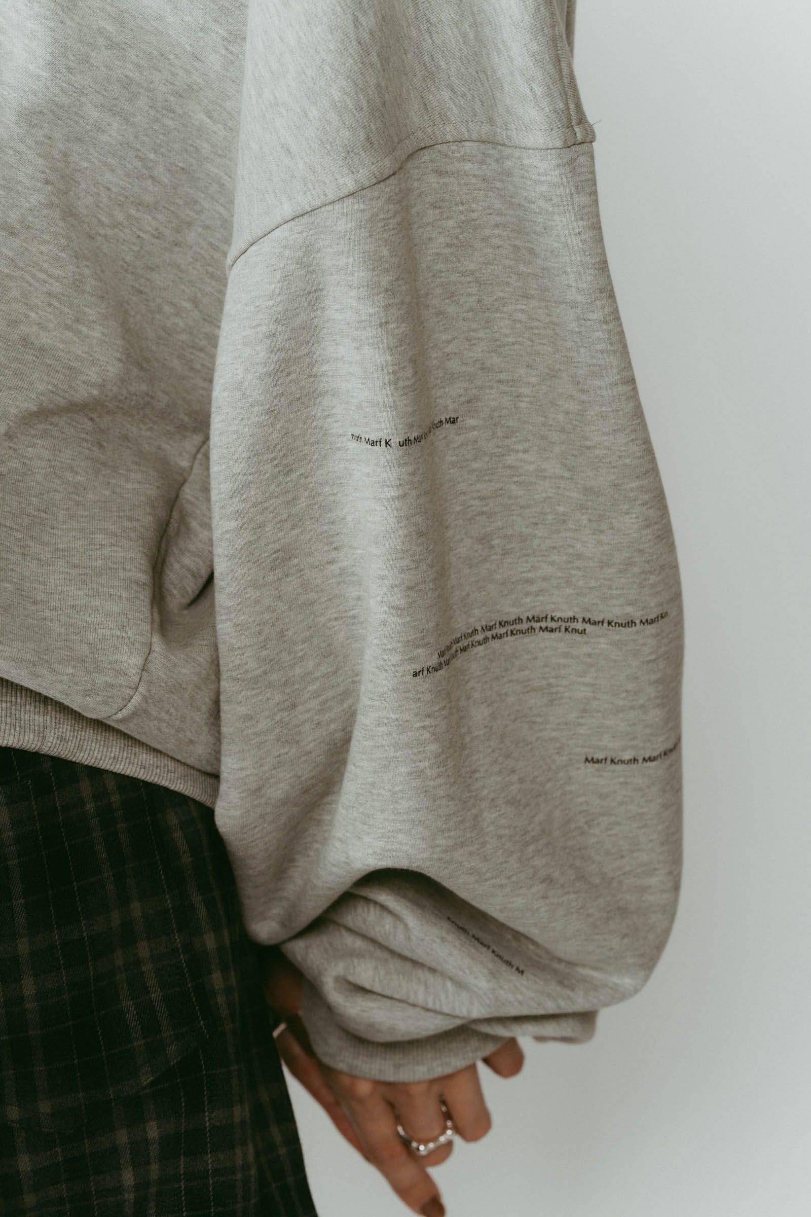 Kerror design sweat(unisex) / Kエラーデザイン スウェット (グレー) / 25AW