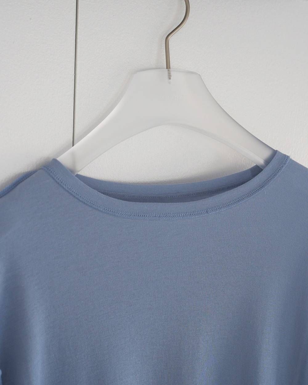 Sheer Long T-Shirts (I/blue) / シアーロングスリーブ Tシャツ (アイスブルー) / 26SS