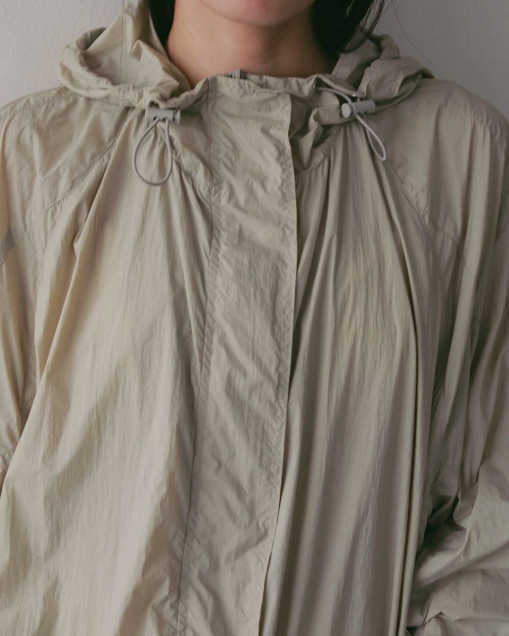 シアートラックブルゾン (オートミール) Sheer Track Blouson (Oatmeal) / 27SS