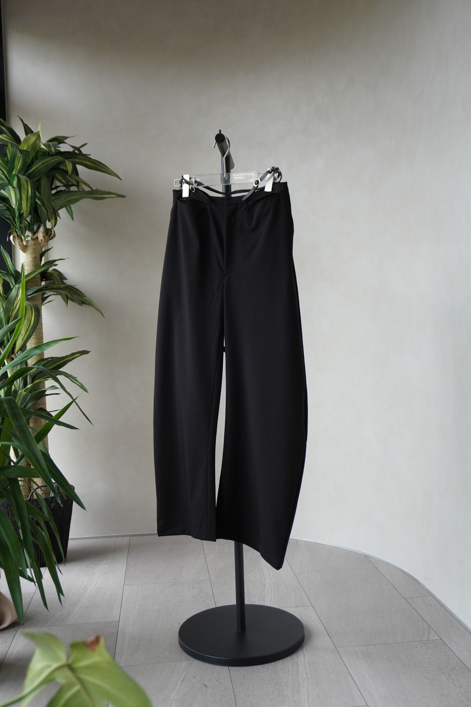 スパゲッティパンツ spaghetti pants (Black) /  26SS