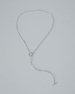 Mixchain Long Necklace / ミックスチェーン ロングネックレス (シルバー)