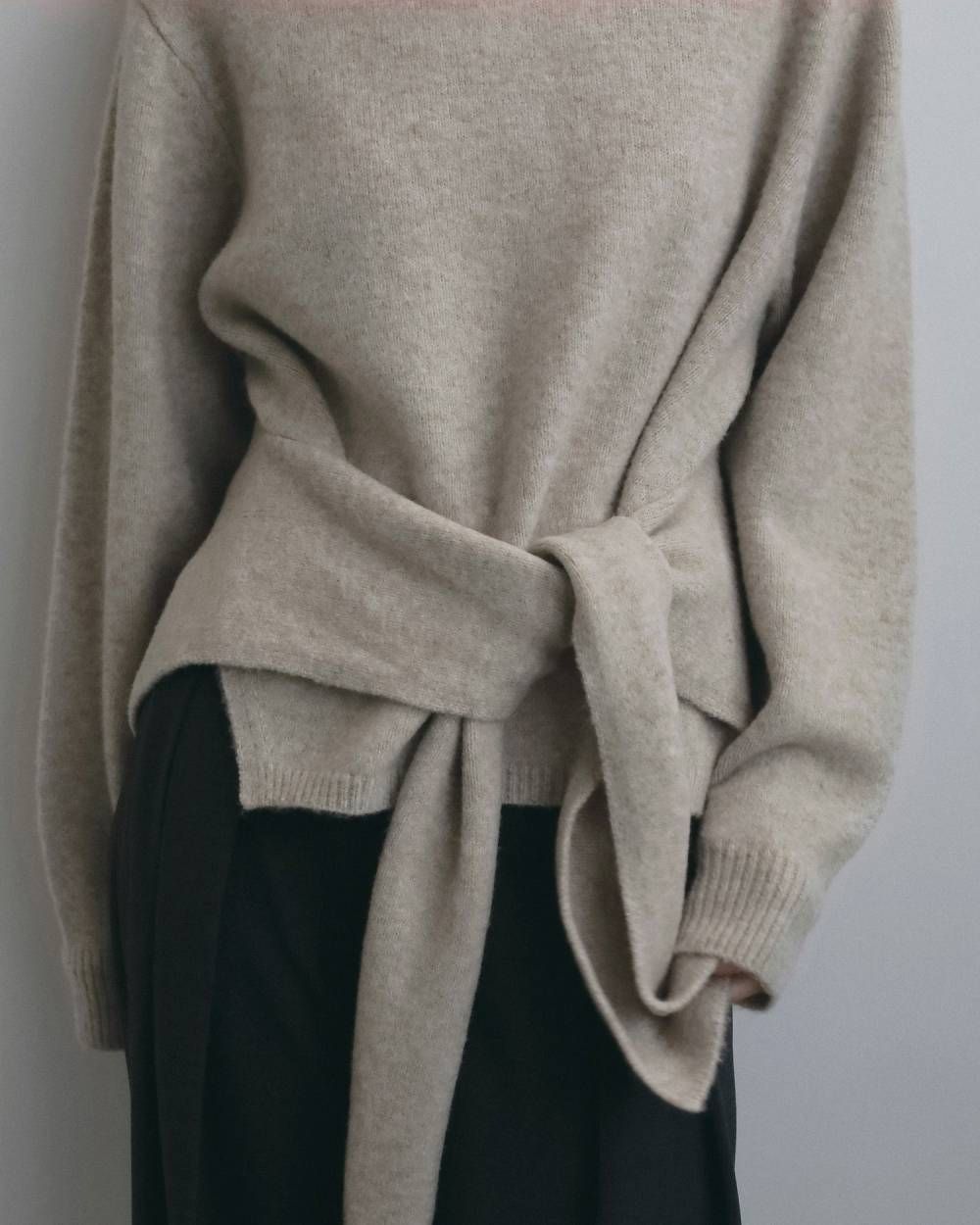 レイヤードソフトニット (ベージュ) Layered Soft Knit (Beige) / 26AW 【6月29日まで期間限定予約】