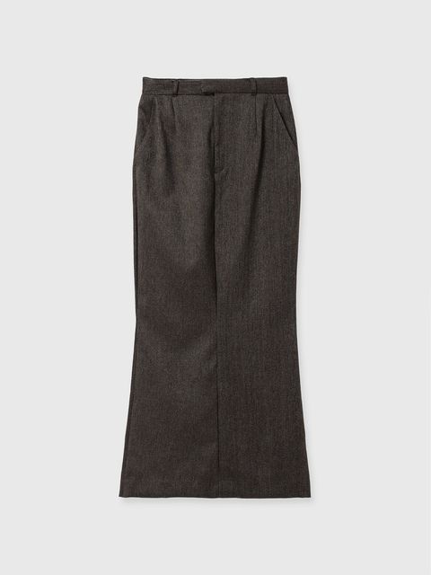 【25AW】【THE C】ICHIGUN SKIRT / イチグンスカート (ブラウン)