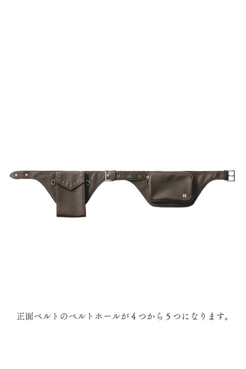 ユーティリティ ベルトバッグ (ブラウン) utility belt bag (Brown) /  26SS