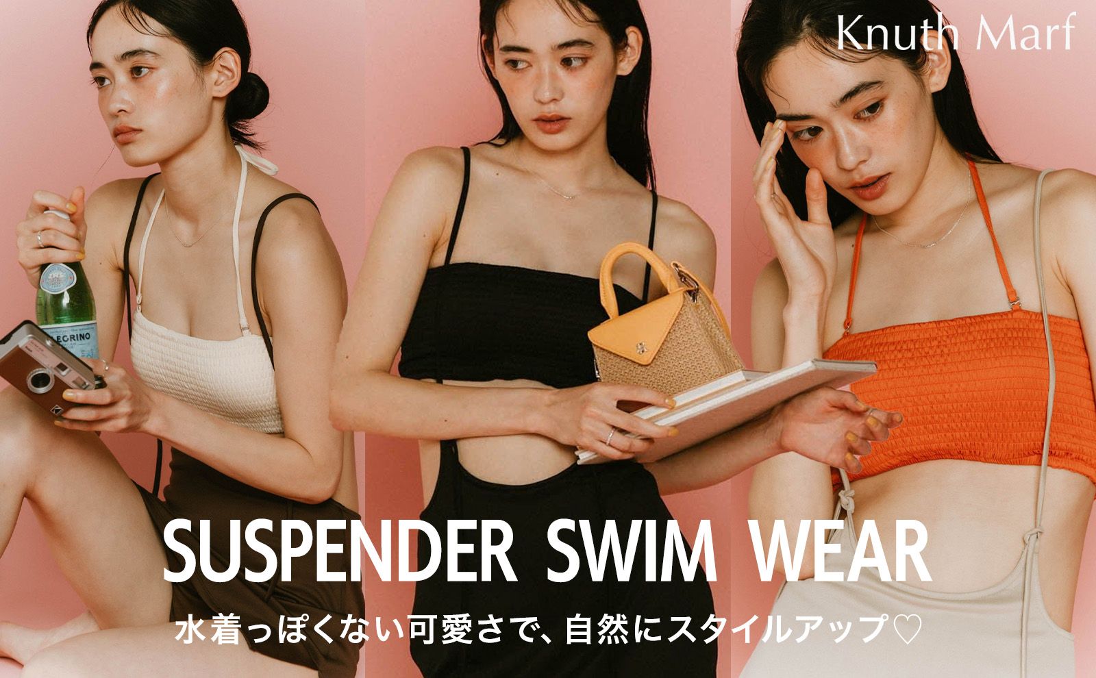 水着・ラッシュガード Knuth Marf suspender swim wear suspender swim wear/3color | KNUTH MARF