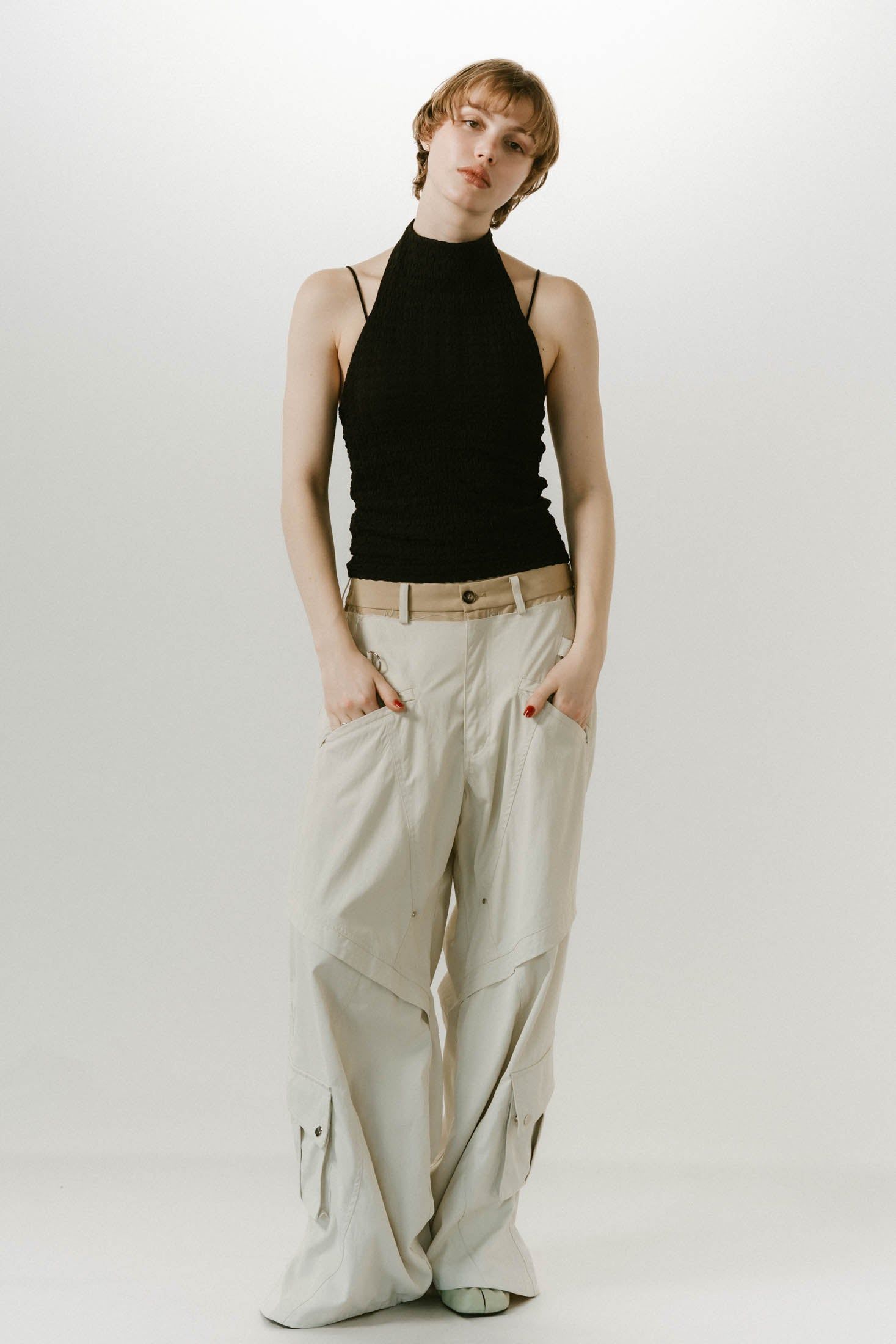 Knuth Marf - docking nylon pants(unisex) / ドッキング