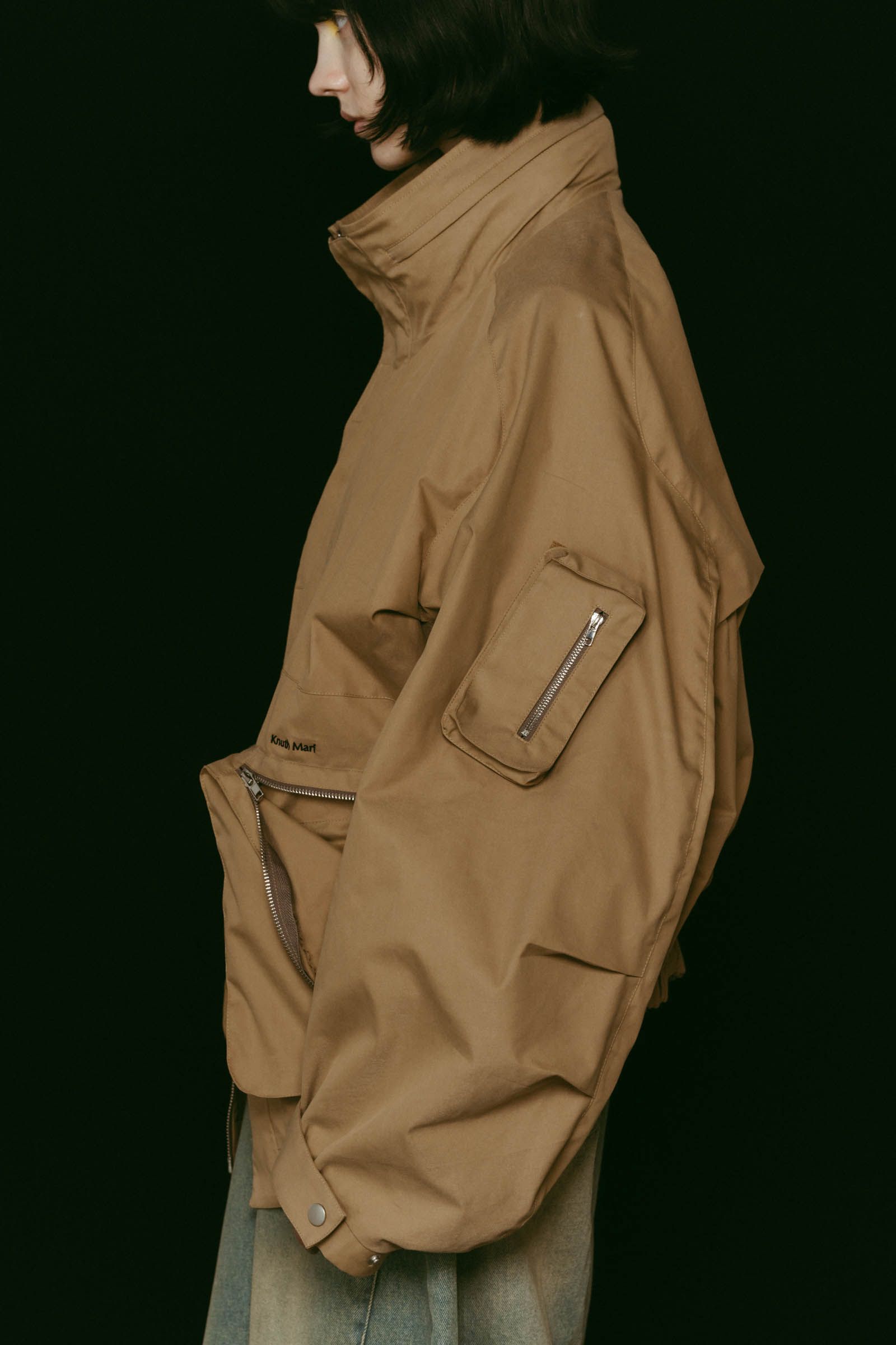 2way nylon blouson(unisex) / 2ウェイナイロンブルゾン (キャメル) / 25AW