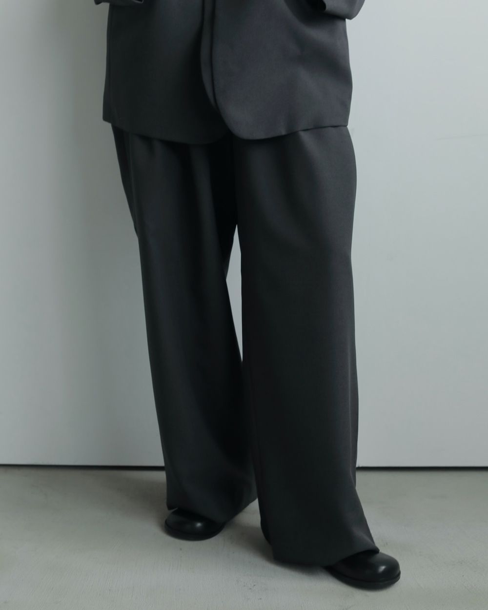 Heather Stretch Pants / ヘザー ストレッチパンツ (チャコールグレー)
