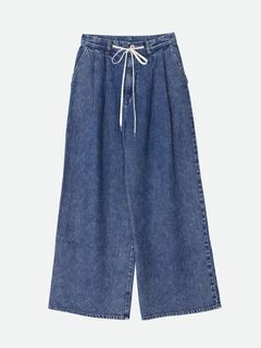 AGING LIKE WIDE DENIM PANTS / ワイドデニムパンツ (ブルー)