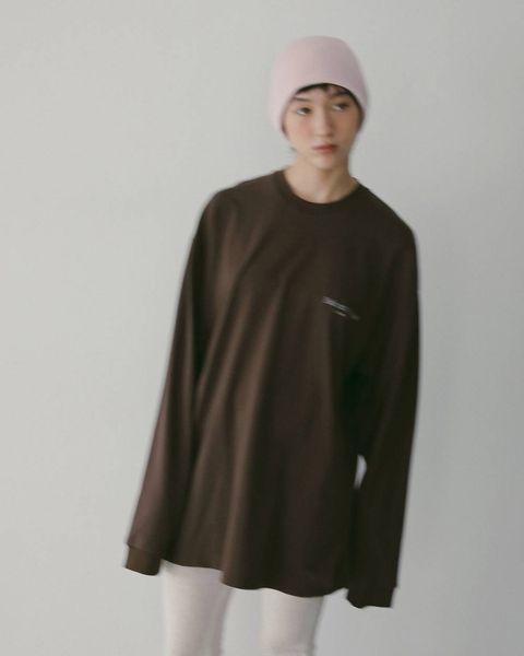 Logo Long T-Shirts (Brown) / ロゴ ロングスリーブTシャツ (ブラウン) / 26SS