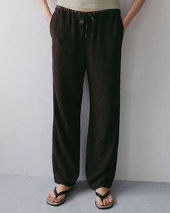ドットジャガード ラフパンツ (ブラウン) Dotjacquard Rough Pants (Brown) / 27SS