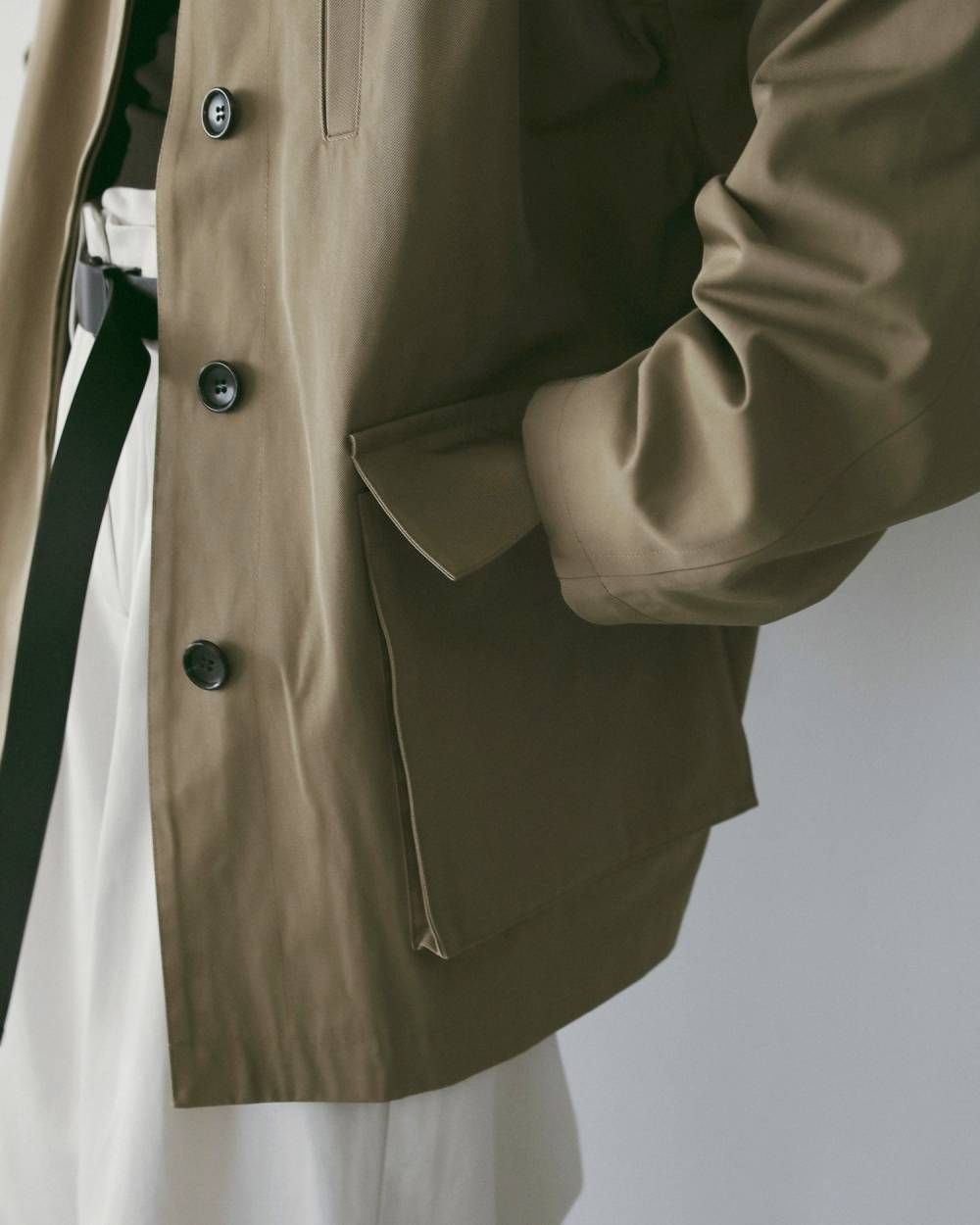 Over Half Coat (Beige) / オーバーハーフコート (ベージュ) / 26SS