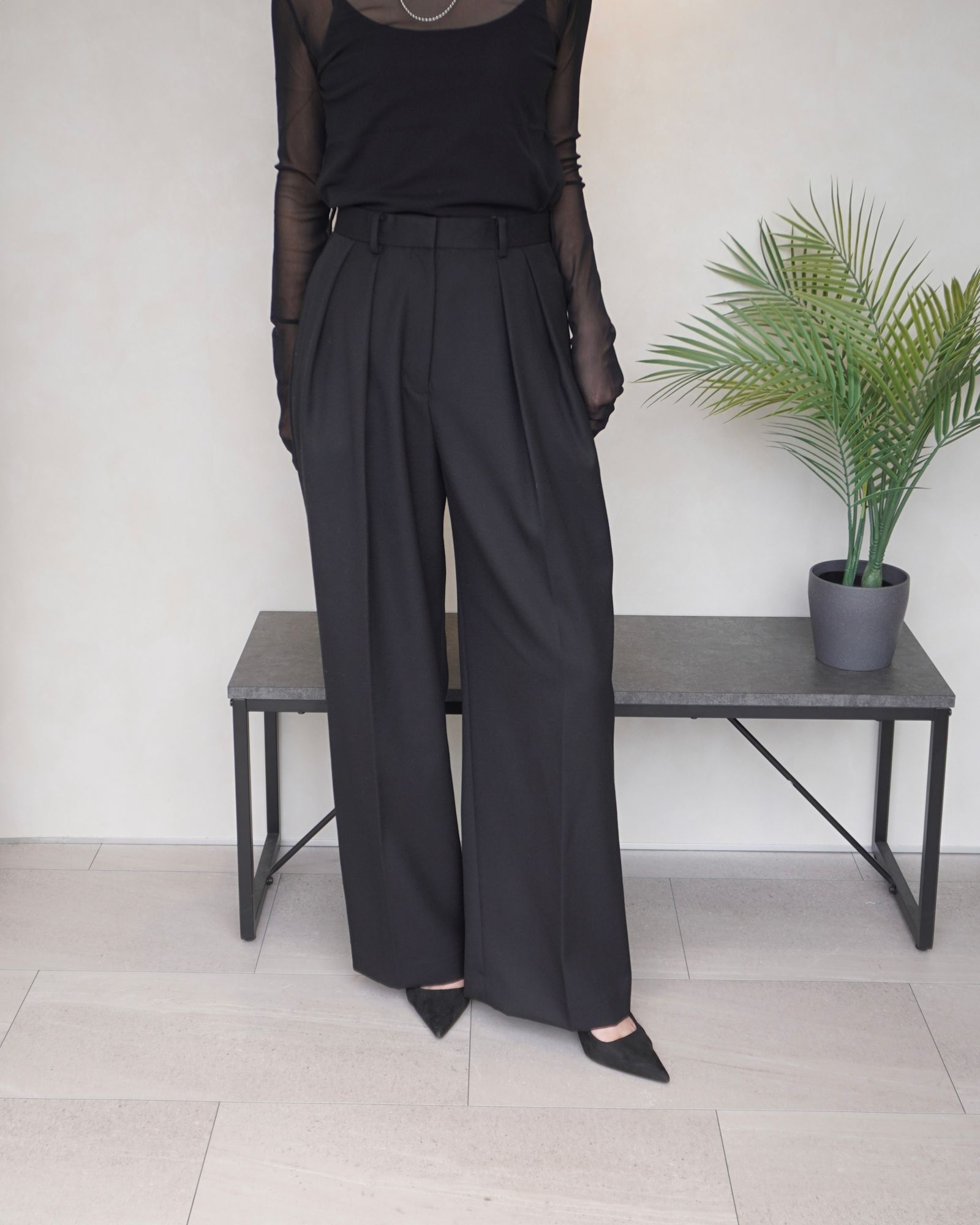 【25AW】【THE C】ICHIGUN PANTS / イチグンパンツ (ブラック)