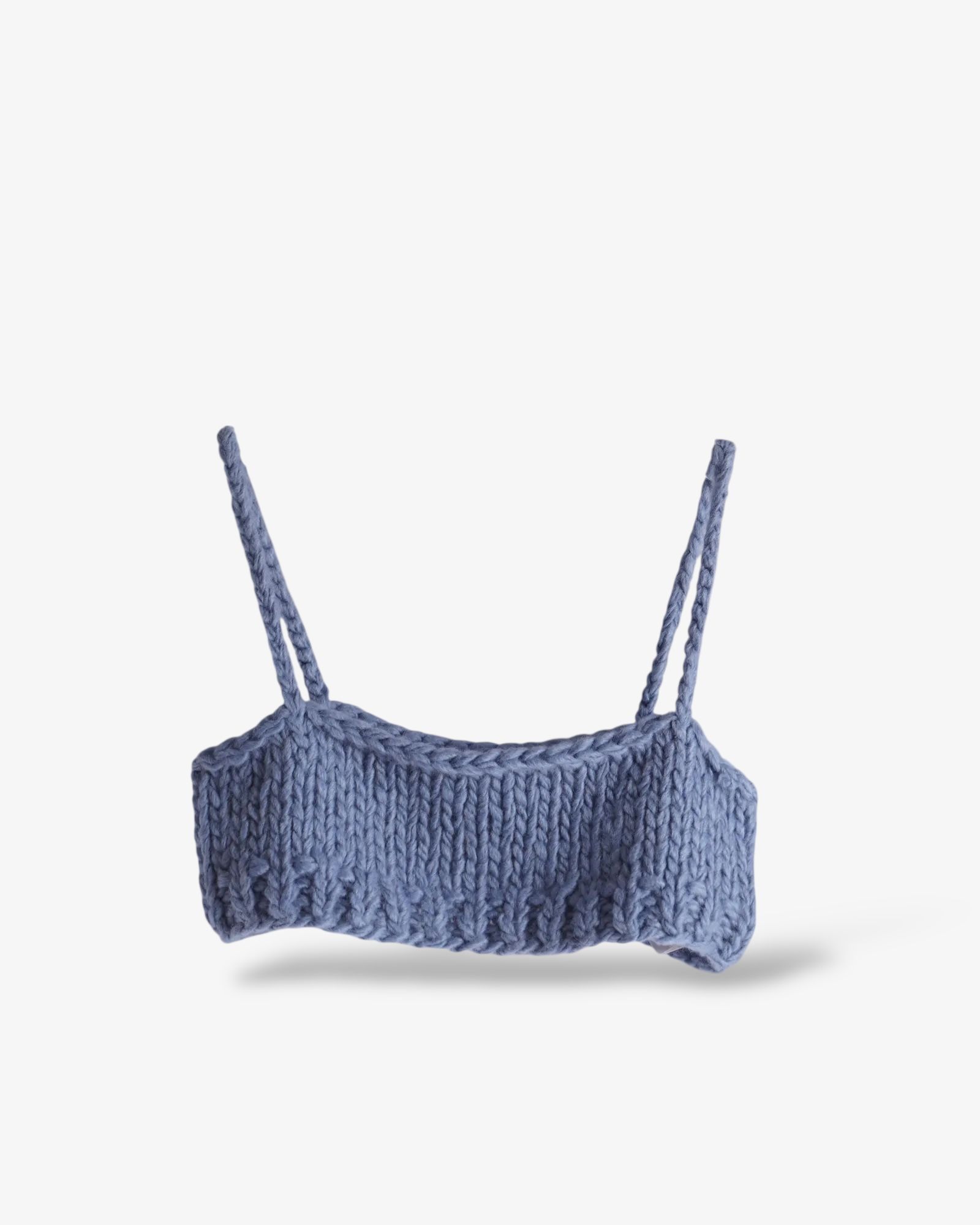 【25AW】Low Gauge Knit Bustier / ローゲージニットビスチェ (ブルー)