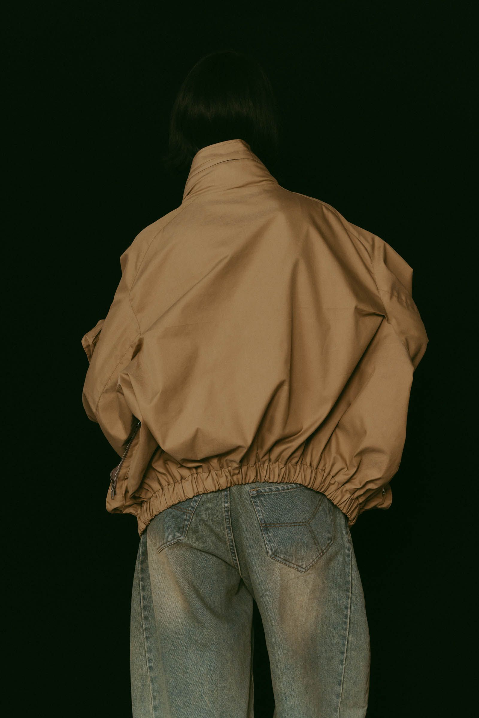2way nylon blouson(unisex) / 2ウェイナイロンブルゾン (キャメル) / 25AW