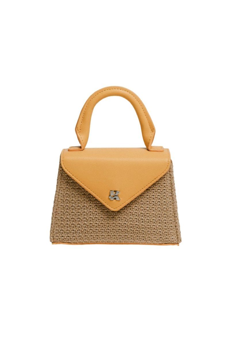 K motif mini basket / Kモチーフ ミニバスケットバッグ (イエロー) / 25SS