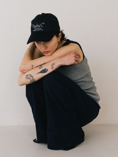 【25SS】Prueba C cap / ロゴキャップ (ブラック)