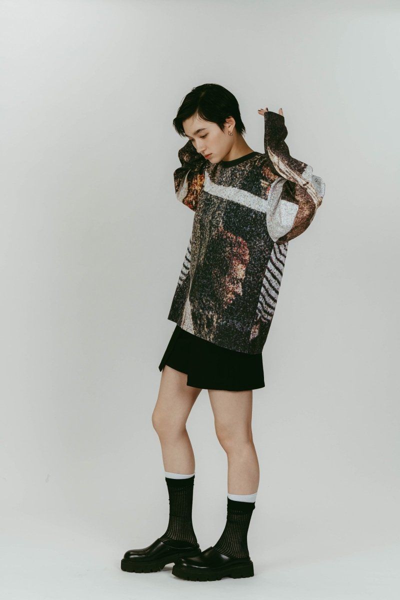 scenery print long sleeve tee (Paris) / プリントロングスリーブTシャツ (パリ) / 26SS