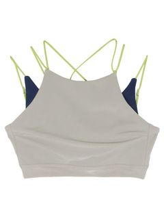 LAYERED BRA TOP / レイヤードブラトップ (グレー) / 水着 / スイムウェア