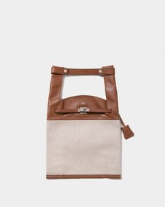 xlarge market bag / エックスラージマーケットバッグ キャンバスコンビ (キャメル)